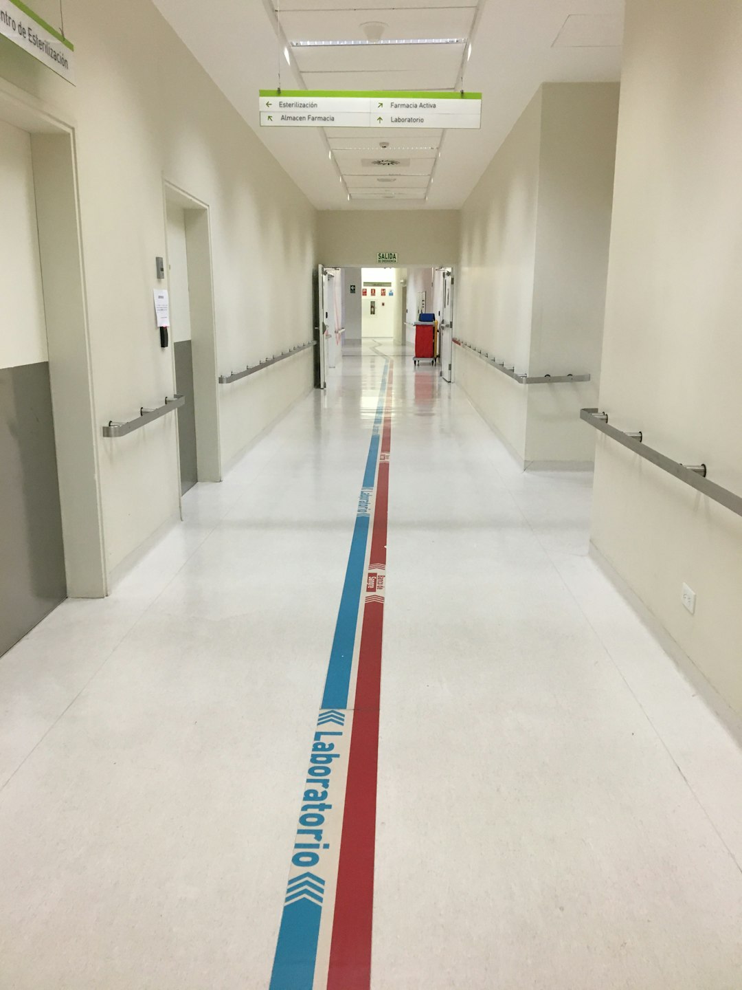 Hospital Handrail Project Construction Site Photos