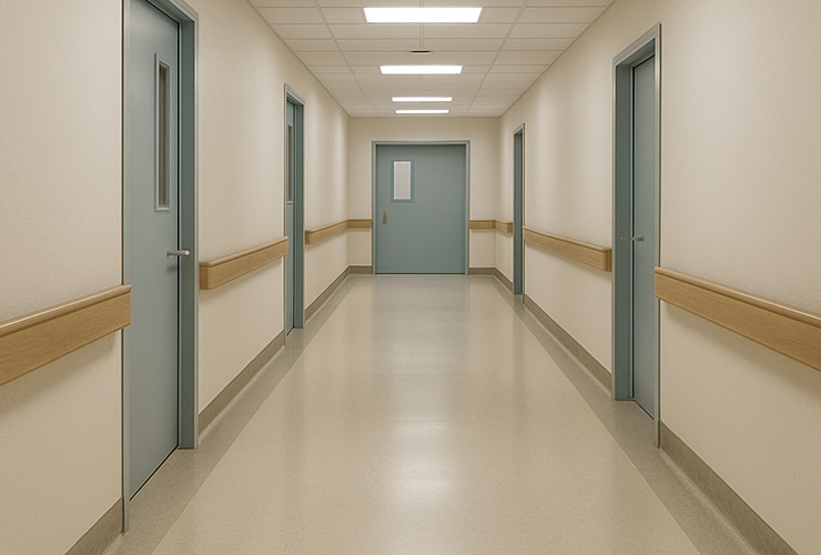 European American Hospital Accessibility Handrails