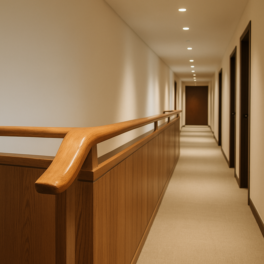 Custom Corridor Handrail