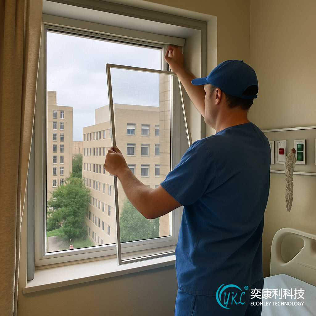 Small Hospital Window Screen