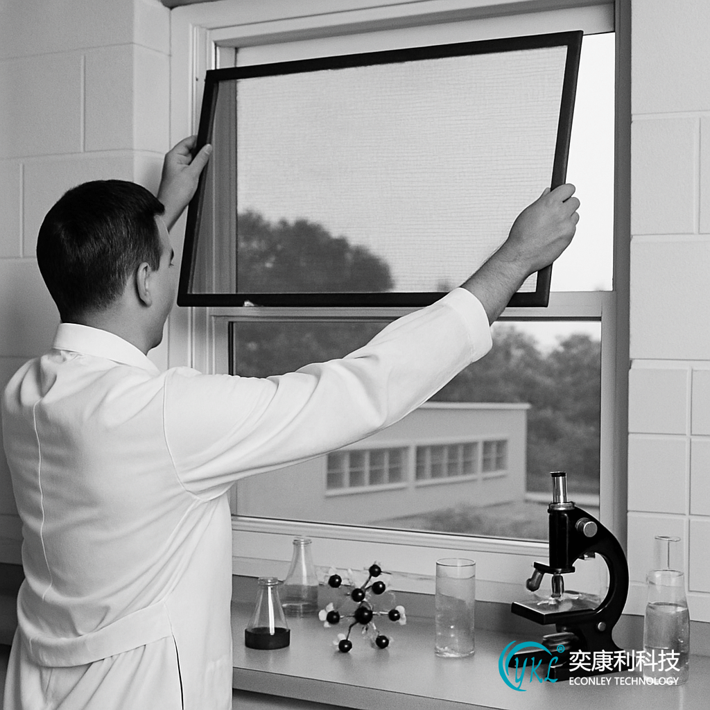 Laboratory Window Screen Real-Site Installation Effect Photos