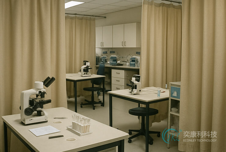 Custom Laboratory Privacy Curtains for Optimal Security