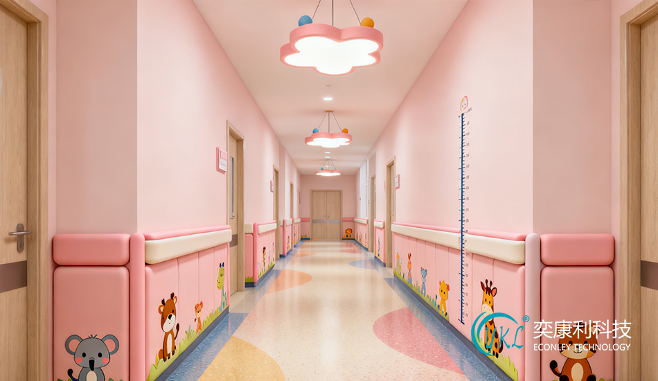 Hospital Anti-Collision Antibacterial Wall Panel Customization