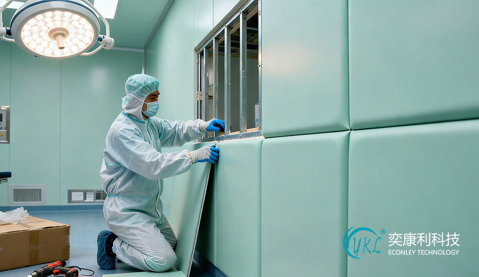 Operating Room Wall Panel Installation Solution Design