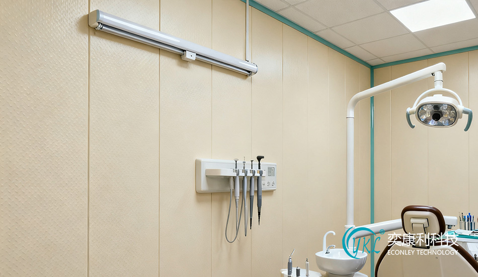 Antibacterial Wall Panel Renderings