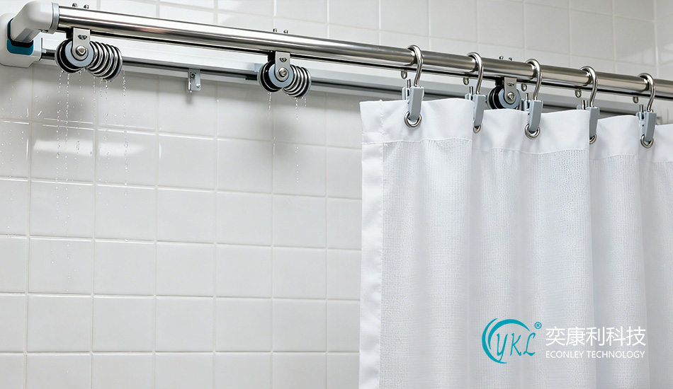 Hospital Bathroom Dedicated Curtain Track