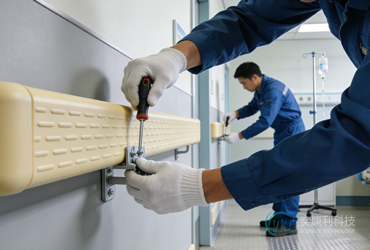 Hospital Crash Handrail Installation Process Video：A Critical Tool for Medical Facility Safety