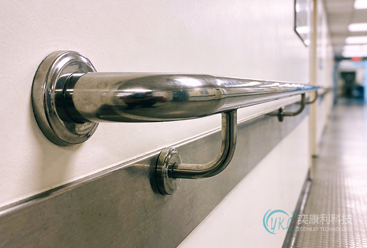 China Hospital Specialized Corridor Crash-Resistant Handrail Core Safety Solution for Medical Passag