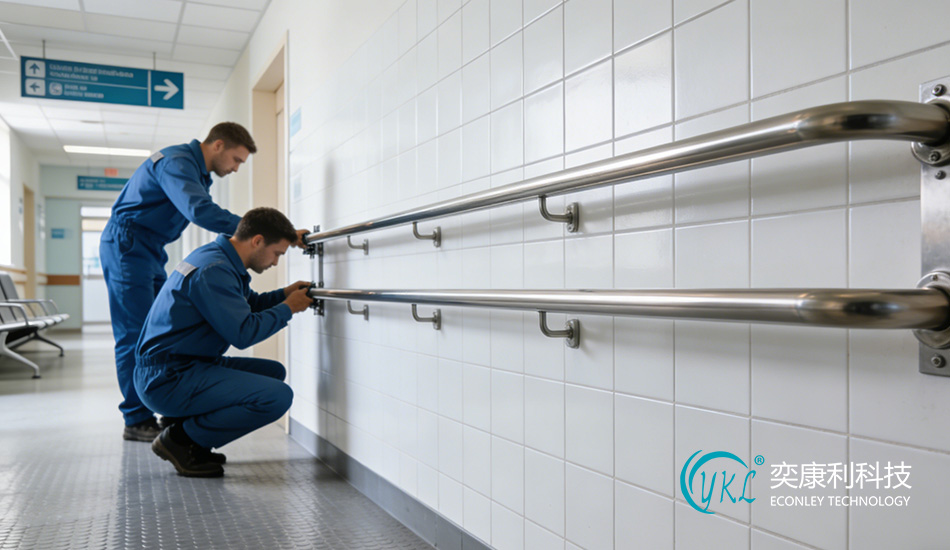 Hospital Handrail Installation
