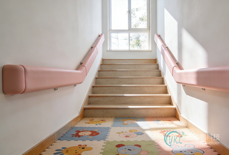 Kindergarten Special Anti-Collision Handrail Building Safe Collective Activity Spaces For Toddlers