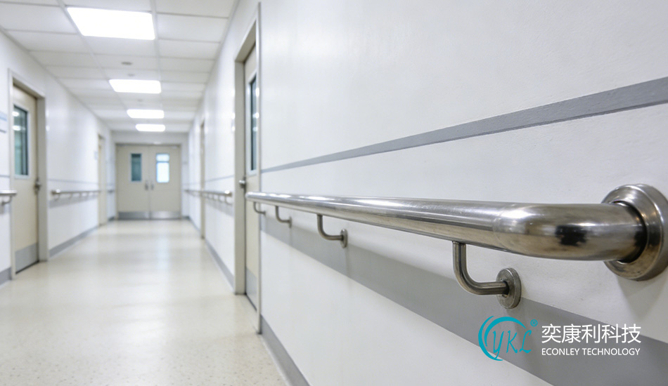 Hospital Handrail Project Construction Site Photos