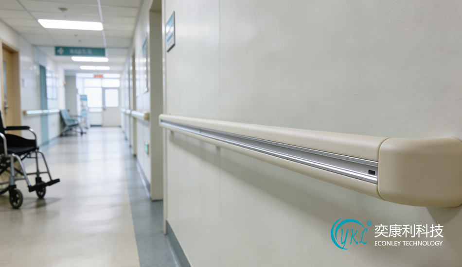 Hospital Corridor Handrail