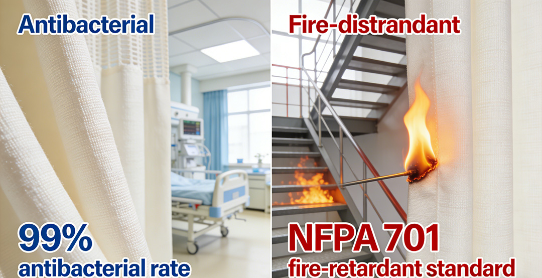 hospital room divider curtains