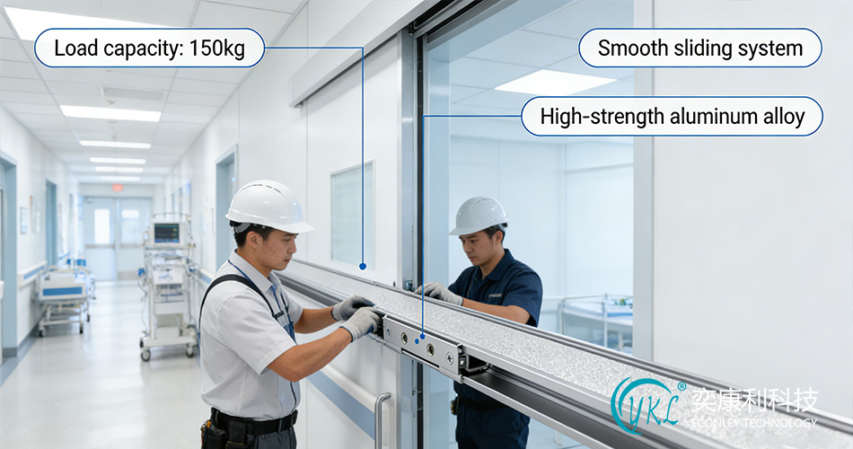 hospital privacy curtain track