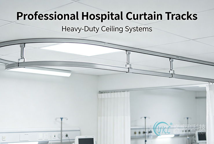 Professional Hospital Curtain Tracks | Heavy-Duty Ceiling Systems | Econley